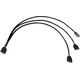 Alphacool Alphacool Y-Splitter aRGB 3-Pin auf 3x 3-Pin 30cm - μαύρο 13938900 4250197187084
