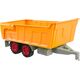 Qulki DUŻY TRAKTOR ZDALNIE STEROWANY Z PRZYCZEPĄ RC CIĄGNIK 39cm ładowanie USB