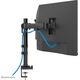 Neomounts DS60-600BL3 uchwyt / stojak do monitorów 68,6 cm (27") Biurko Czarny