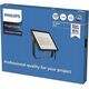 LED floodlight PHILIPS, IP65, 150W, 4000 K, 14250 lm, black, 38.5 x 4.1 x 29.8 cm