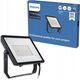 LED floodlight PHILIPS, IP65, 150W, 4000 K, 14250 lm, black, 38.5 x 4.1 x 29.8 cm