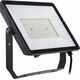 LED spotlight PHILIPS, IP65, 100W, 4000 K, 9500 lm, black, 32.4 x 3.8 x 25.6 cm