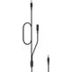 Nzxt NZXT ST-ACCC1-WW, 2 x 3,5 mm, Αρσενικό/Γυναικείο, 3,5 mm TRRS, Αρσενικό, 2 m, Μαύρο 13801985 5056550000000