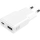 Φορτιστής 4smarts 4smarts Netzladegerät PDPlug Duos Slim 20W GaN 1C+1A, λευκό 13910481 4252011909001