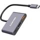 Canyon DS-4 USB Type-C 10000 Mbit/s Szary