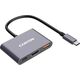 Canyon DS-4 USB Type-C 10000 Mbit/s Szary