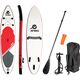 Enero Deska pompowana Sup 320cm czerwona (1033204)