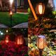 Saska Garden Lampa Ogrodowa Solarna Pochodnia Efekt Płomienia wys. 79cm, 33LED