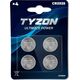 GP Tyzon CR2025 Μπαταρία λιθίου, 4 στ. 14169208 5708614547748