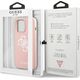 Guess Guess GUHCP13XLS4GWPI iPhone 13 Pro Max 6,7" różowy/pink hard case Silicone 4G Logo