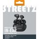 Streetz True Belaidės Stereo ακουστικά STREETZ matinė juoda / TWS-117 13434071 7333048057020