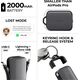 Rolling Square Powerbank Rolling Square TAU2 Powerbank 2000 mAh για κλειδιά με υποδοχές USB-C/Lightning/Micro-USB, μαύρο - Εγγυημένη ασφάλεια. Απλές δόσεις. Δωρεάν αποστολή από 170 PLN. 13316949 7640170465143