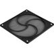 SilverStone SilverStone SST-FF125B magnetischer Highflow Staubfilter, μαύρο - 120mm 13403595 4710679814278