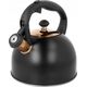 CZAJNIK STALOWY 2.5L INDUKCJA GAZ BRUNBESTE BB-2457 CZARNY ROSE GOLD