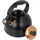 CZAJNIK STALOWY 2.5L INDUKCJA GAZ BRUNBESTE BB-2457 CZARNY ROSE GOLD