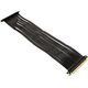 Ssupd Ssupd Riser Flachband-Kabel - PCIe 4.0, 430mm, μαύρο 13336827 4718466013675