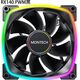 Montech Montech RX140 PWM ARGB Reverse Lüfter - 140mm, schwarz