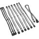Kolink Kolink Core Pro Braided Cable Extension Kit 12V-2x6 Type 2 - Jet Black/Brilliant White 13338813 5999094005709