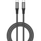 Καλώδιο USB 4smarts 4smarts USB-C auf USB-C Καλώδιο PremiumCord 100W 3m, μαύρο 13354521 4252011900138