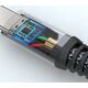 Καλώδιο USB 4smarts 4smarts USB-C auf USB-C Καλώδιο PremiumCord 100W 3m, μαύρο 13354521 4252011900138