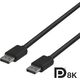 Καλώδιο Deltaco DisplayPort kabelis DELTACO 8K, DP 1.4, 3m, juodas / DP8K-1030-K / 00110016 13435482 7333048051219