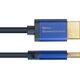 Καλώδιο Alcasa Alcasa 4521-SF005B Καλώδιο HDMI 0,5 m HDMI Type A (Τυπικό) Μπλε 13395787 4014619461585