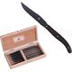 Laguiole Tradition Laguiole Steakmesser-Set 6 tlg. Schwarze Klinge/Wengegriff 13672662 3661075259518