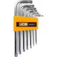 Jonnesway JCB TORX  7szt.  T10-T40 Z OTWOREM