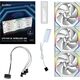 Wentylator Lian Li UNI FAN SL Wireless 120 3-pack biały (12SL1W3W)