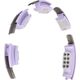 HMS ZESTAW HULA HOP MAGNETYCZNY VIOLET HHM13 Z LICZNIKIEM HMS + PAS WYSZCZUPLAJĄCY BR163 BLACK