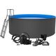 Swim & Fun Santorini Pool XL Στρογγυλή Ø360 x 120 cm 13801514 5704840000000