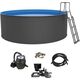 Swim & Fun Santorini Pool XL Στρογγυλή Ø360 x 120 cm 13801514 5704840000000