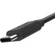 Kabel USB Logo USB-A - USB-C 1 m Czarny