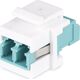 Adapter AV StarTech StarTech DMFKSLCLCCOUPLER adapter światłowodowy LC 1 szt. Biały