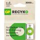 GP 1x2 GP ReCyko NiMH Accus C Baby 3000mAH, έτοιμο για χρήση 14265352 4891199223136