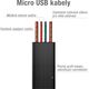 Kabel USB Avacom USB-A - 0.4 m Czarny (DCUS-MIC-40K)