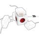 PowerCube Przedłużacz Extended 1,5m czerwony (2300RD/FREXPC)