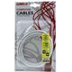 Kabel USB Logo USB-A - USB-A 3 m Biały (17060)