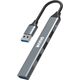HUB USB Marvo USB (3.0) hub 4-port, UH-ATC01, metalowy, Marvo