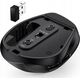 Mysz Genius Mysz bezprzewodowa Genius Ergo 9000S Mini Tytan Cichy klik Bluetooth 5.0 + 2,4GHz