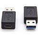 Adapter USB USB-C - USB Czarny