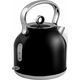 Czajnik retro z analogowym wska�nikiem temepratury Hiluxe-1 B, 2200W, czarna, orava