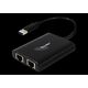 Allnet ALLNET USB 3.0 Type-A Προσαρμογέας Netzwerk 2x + 1x USB 3.0 Hub ALL-NC-2G-102-USB-A ALLTRAVEL* 13691828 4038816218568