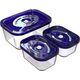 Guzzanti Set of vacuum containers Guzzanti GZ 3061, 3 pcs
