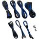 CableMod CableMod C-Series PRO ModMesh 12VHPWR Cable Kit for Corsair RM, RMi, RMx (Black Label) - black/blue