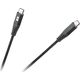 Kabel USB Rebel USB-B - USB-C 1 m Czarny (LEC-RB-6003-100-B)