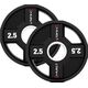 TPC SET ZESTAW TALERZY OLIMPIJSKICH POLIURETANOWYCH 2 x 2.5 - 25 KG CPU - 155KG HMS
