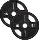 TPC SET ZESTAW TALERZY OLIMPIJSKICH POLIURETANOWYCH 2 x 2.5 - 25 KG CPU - 155KG HMS