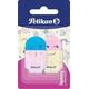 Pelikan 606219 gumka Plastik Wielobarwny 2 szt.