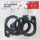 Kabel zasilający Logo Kabel sieciowy 230V zasilacz, CEE7 (widelec)-C13, 2m, VDE approved, czarny, Logo, 5 pack (economy), cena za 1 kus